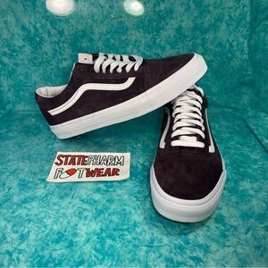 Vans Old Skool Pig Suede Wine Tasting Purple Men’s Low Top Skate Shoes